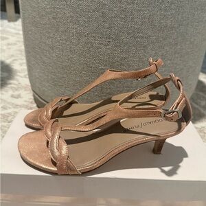 Donald J. Pliner Women's Gold Heeled Sandals